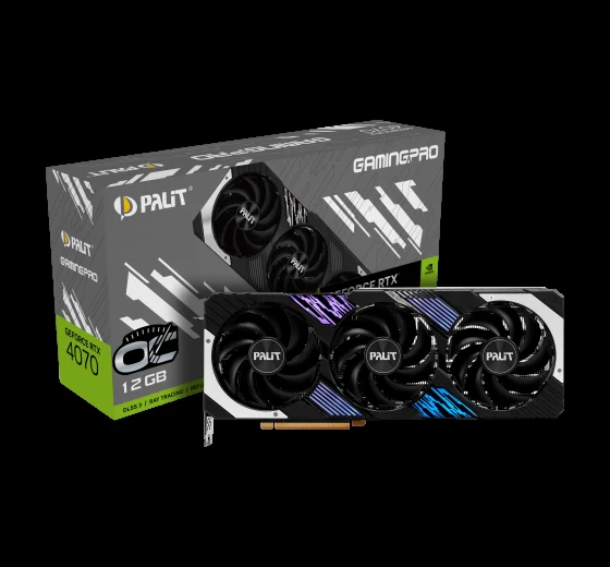 VGA Palit GeForce RTX 4070 GamingPro OC 12GB - GDDR6X - NEW