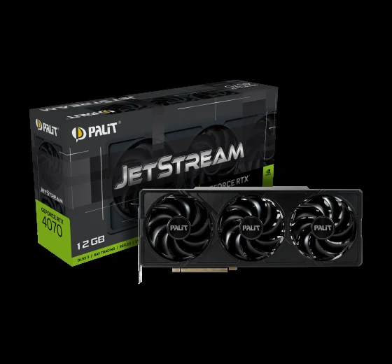 VGA Palit GeForce RTX 4070 JetStream 12GB - GDDR6X - NEW