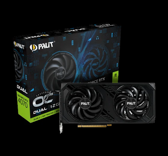 VGA Palit GeForce RTX 4070 JetStream OC 12GB - GDDR6X - NEW