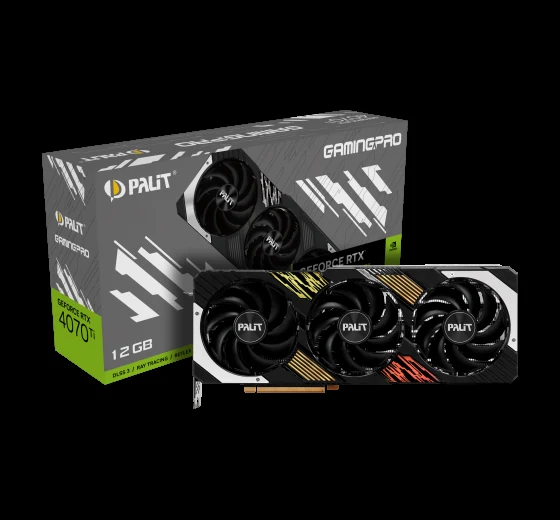 VGA Palit GeForce RTX 4070 Ti GamingPro OC 12GB - GDDR6X - NEW