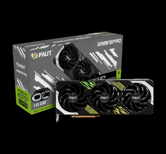 VGA Palit GeForce RTX 4070 Ti SUPER GamingPro OC 16GB - GDDR6X - NEW