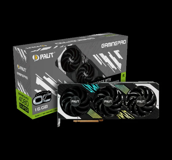 VGA Palit GeForce RTX 4080 SUPER GamingPro OC 16GB - GDDR6X - NEW