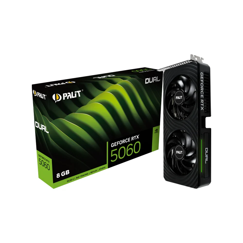 VGA Palit GeForce RTX 5060 Dual 8GB - GDDR7 - NEW