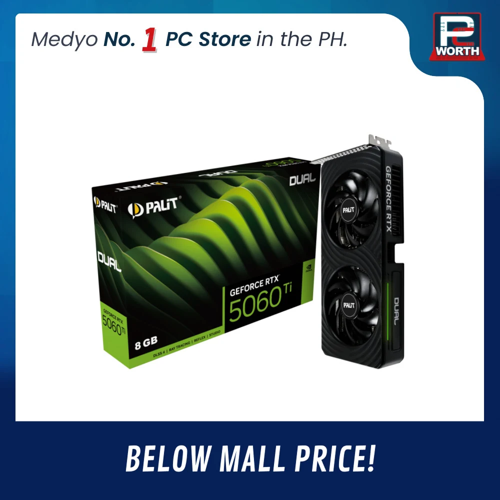 VGA Palit GeForce RTX 5060 Dual 8GB - GDDR7 - NEW