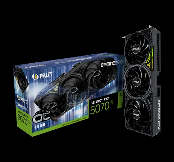 VGA Palit GeForce RTX 5070 Ti GamingPro OC 16GB - GDDR7 - NEW