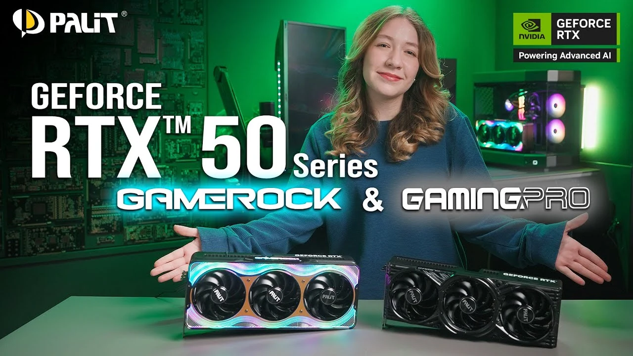 VGA Palit GeForce RTX 5080 GamingPro OC 16GB - GDDR7 - NEW