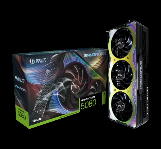 VGA Palit GeForce RTX 5080 GamingPro OC 16GB - GDDR7 - NEW