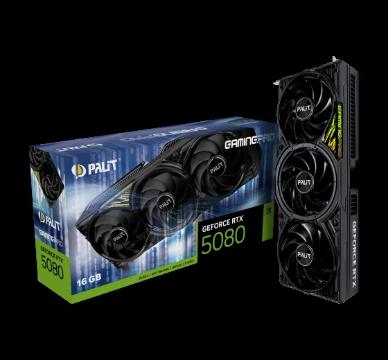 VGA Palit GeForce RTX 5080 GamingPro OC V1 16GB - GDDR7 - NEW