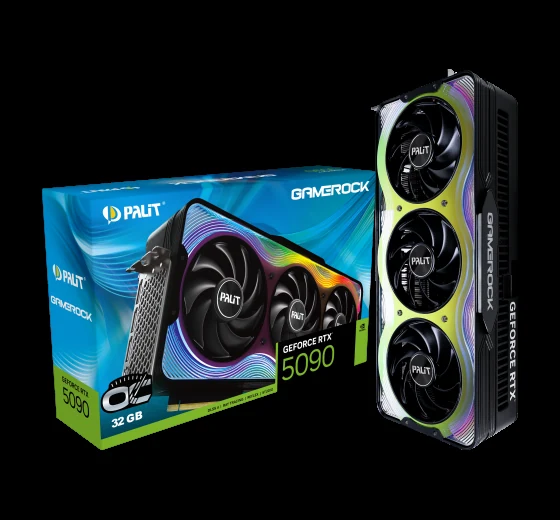 VGA Palit GeForce RTX 5090 GameRock OC 32GB - GDDR7 - NEW