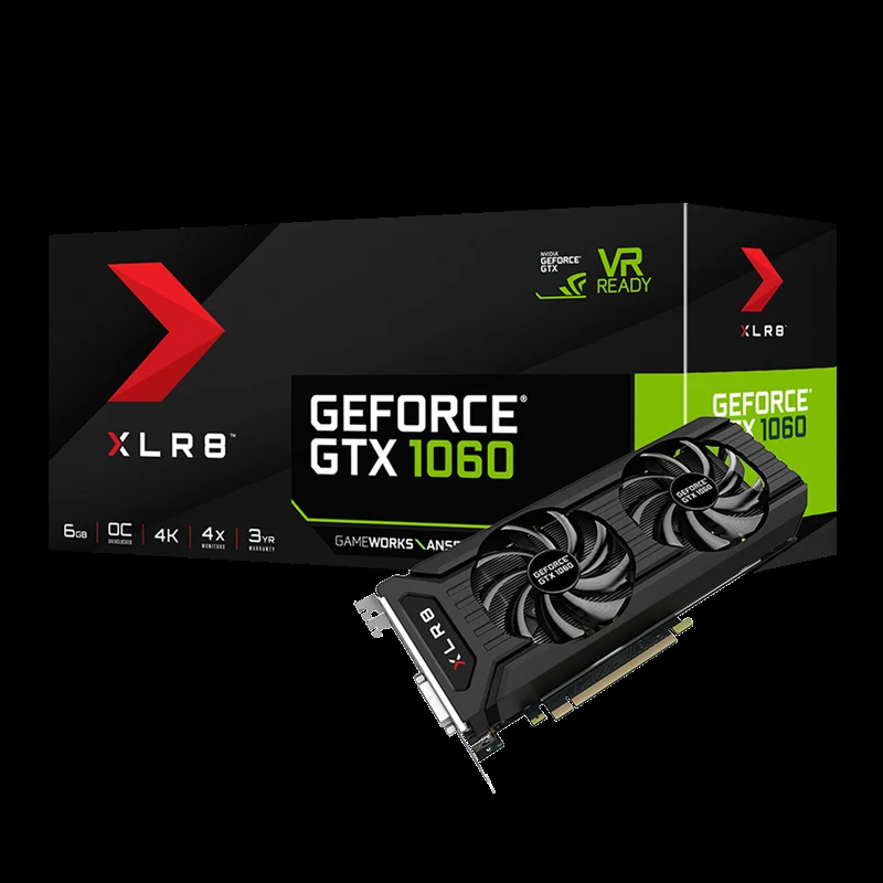 VGA PNY GeForce GTX 1060 XLR8 Gaming OC 6GB GDDR5