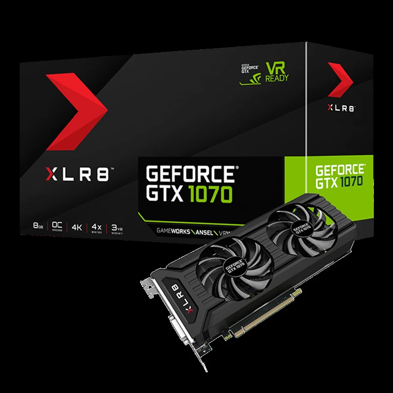 VGA PNY GeForce GTX 1070 XLR8 Gaming OC 8GB GDDR5