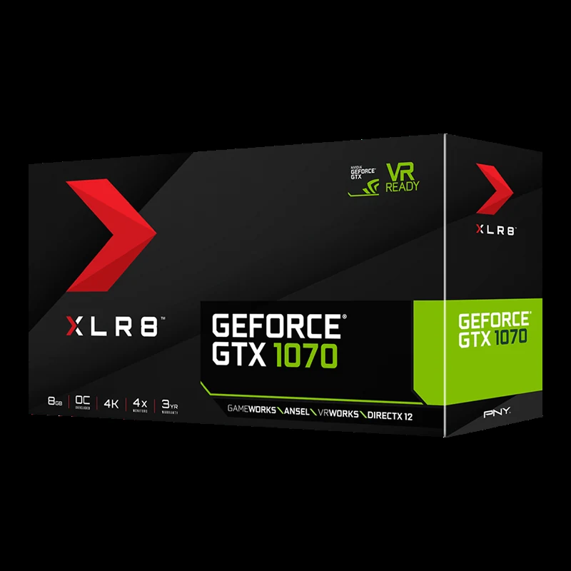 VGA PNY GeForce GTX 1070 XLR8 Gaming OC 8GB GDDR5
