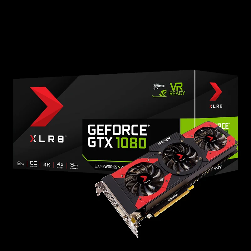 VGA PNY GeForce GTX 1080 XLR8 Gaming OC 8GB GDDR5X