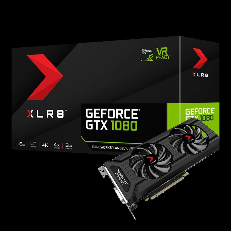 VGA PNY GeForce GTX 1080 XLR8 Gaming OC 8GB GDDR5X