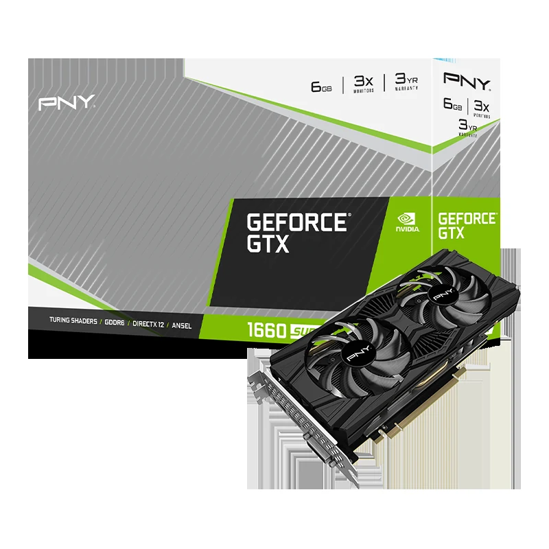 VGA PNY GeForce GTX 1660 SUPER 6GB GDDR6
