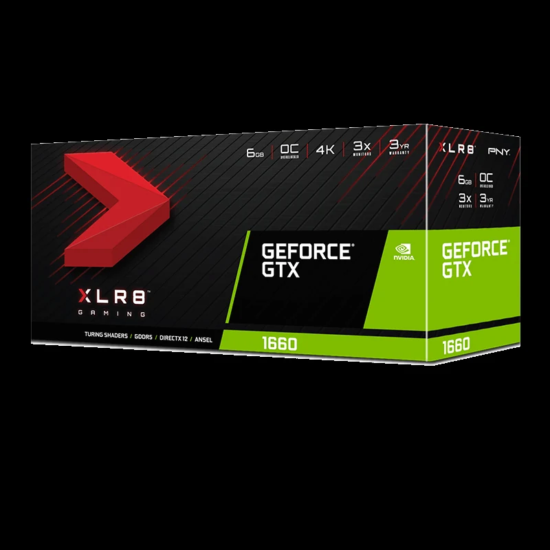 VGA PNY GeForce GTX 1660 XLR8 Gaming OC 6GB GDDR5