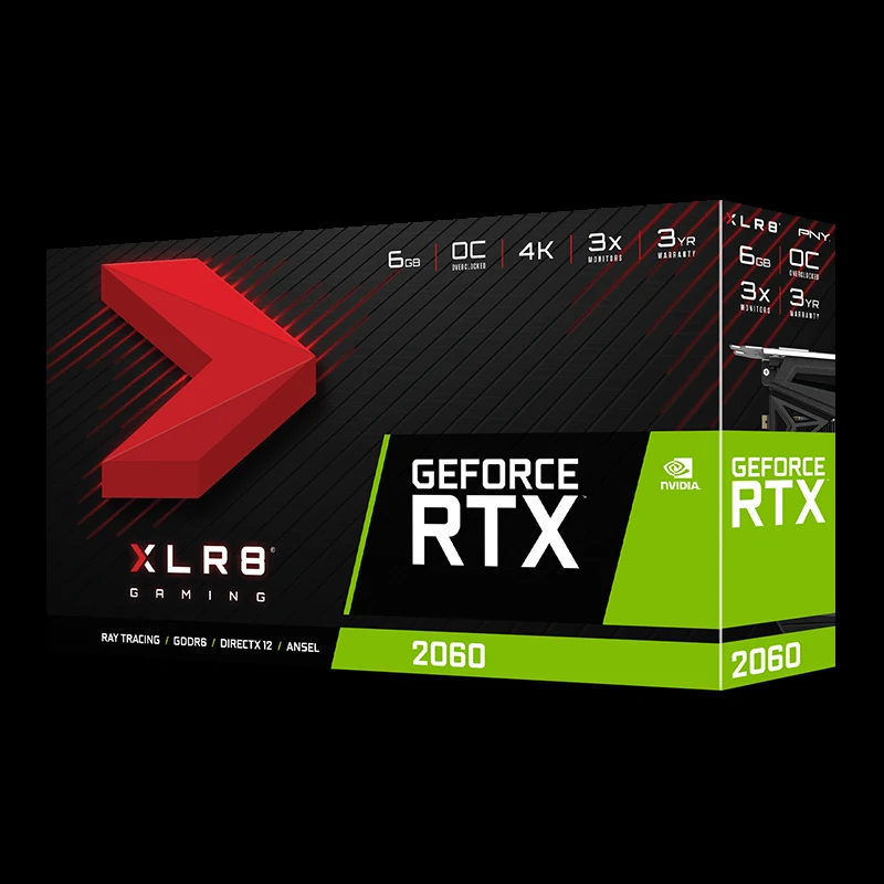 VGA PNY GeForce RTX 2060 XLR8 Gaming OC 6GB GDDR6
