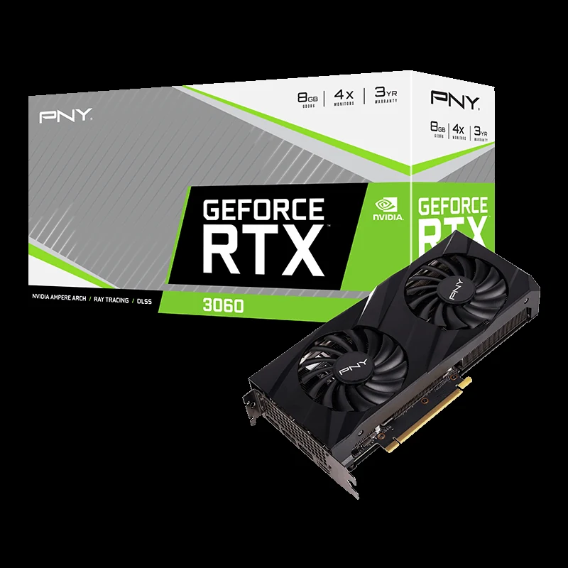 VGA PNY GeForce RTX 3060 8GB VERTO Dual Fan GDDR6