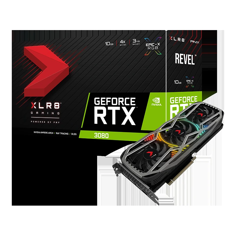 VGA PNY GeForce RTX 3080 10GB VERTO Triple Fan GDDR6X