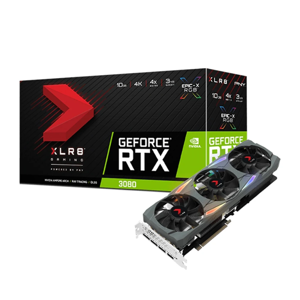 VGA PNY GeForce RTX 3080 10GB VERTO Triple Fan GDDR6X