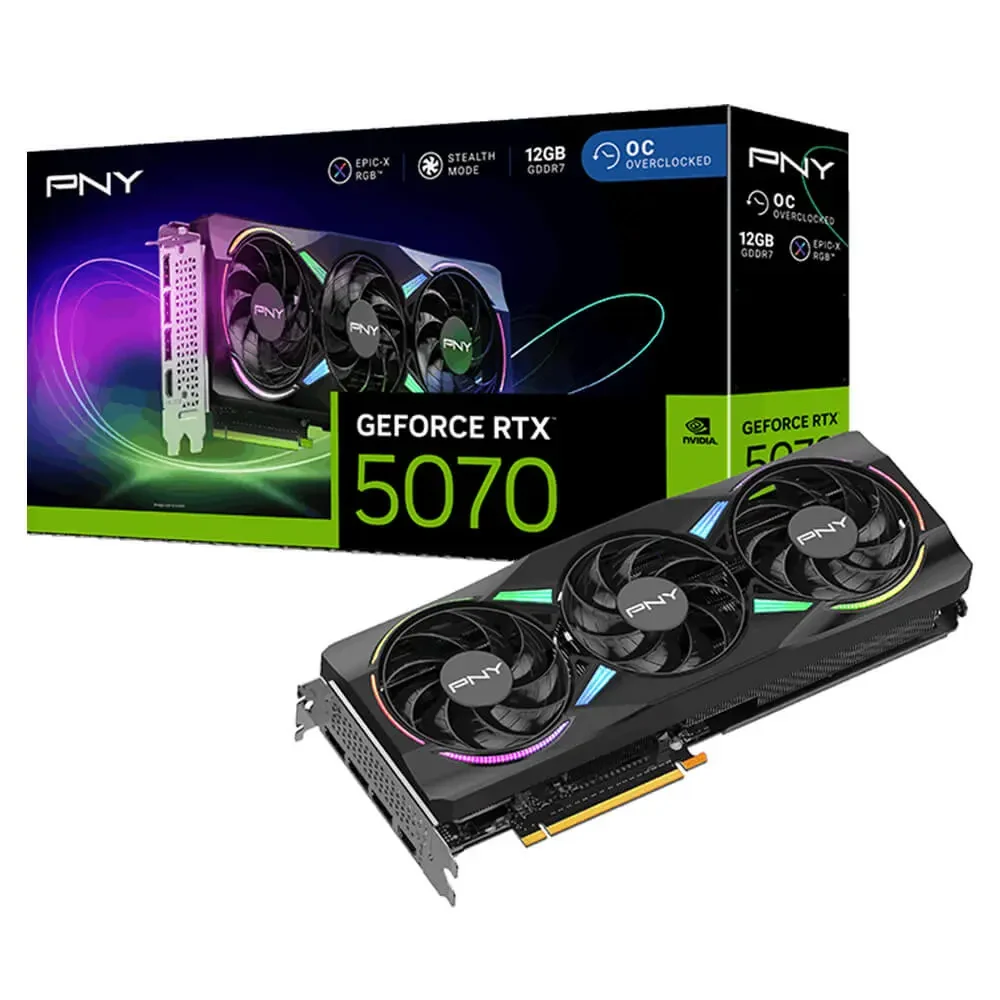 VGA PNY GeForce RTX 5070 12GB VERTO Dual Fan GDDR7