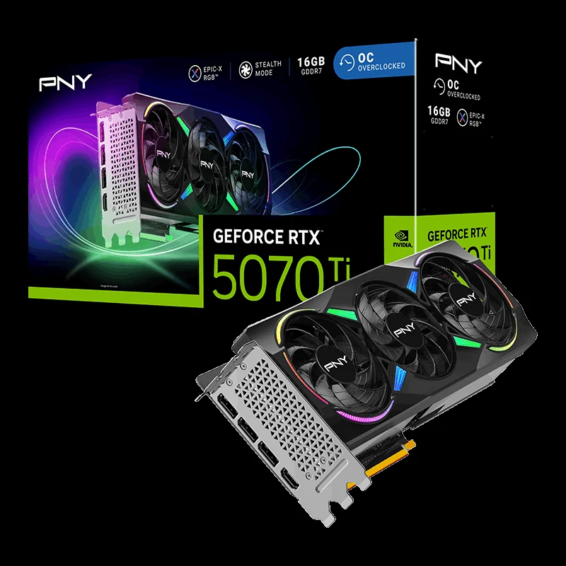 VGA PNY GeForce RTX 5070 12GB VERTO Triple Fan GDDR7