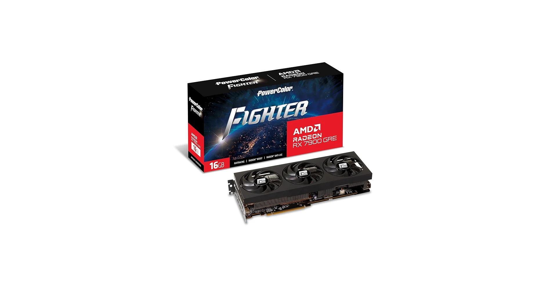 VGA PowerColor Fighter Radeon RX 7900 GRE 16GB - GDDR6 - NEW