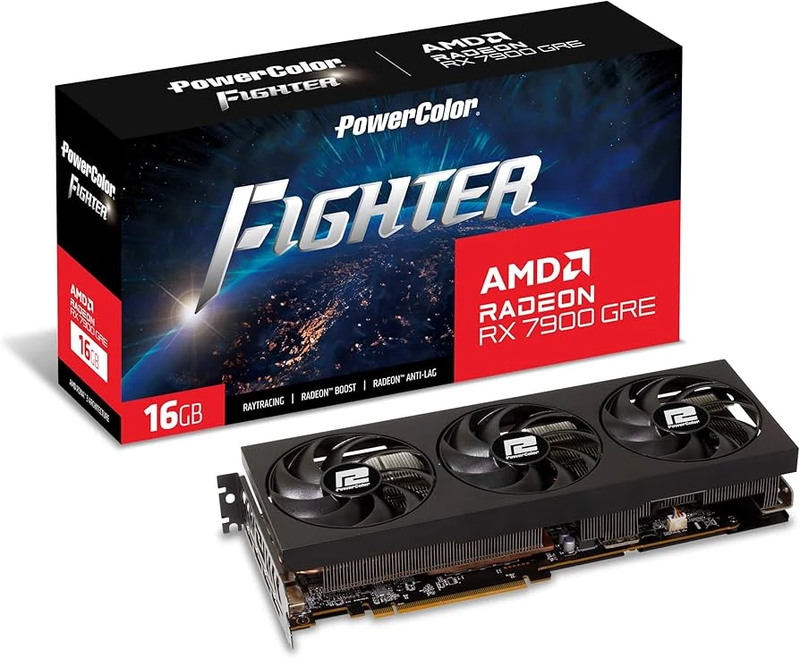 VGA PowerColor Fighter Radeon RX 7900 GRE 16GB - GDDR6 - NEW