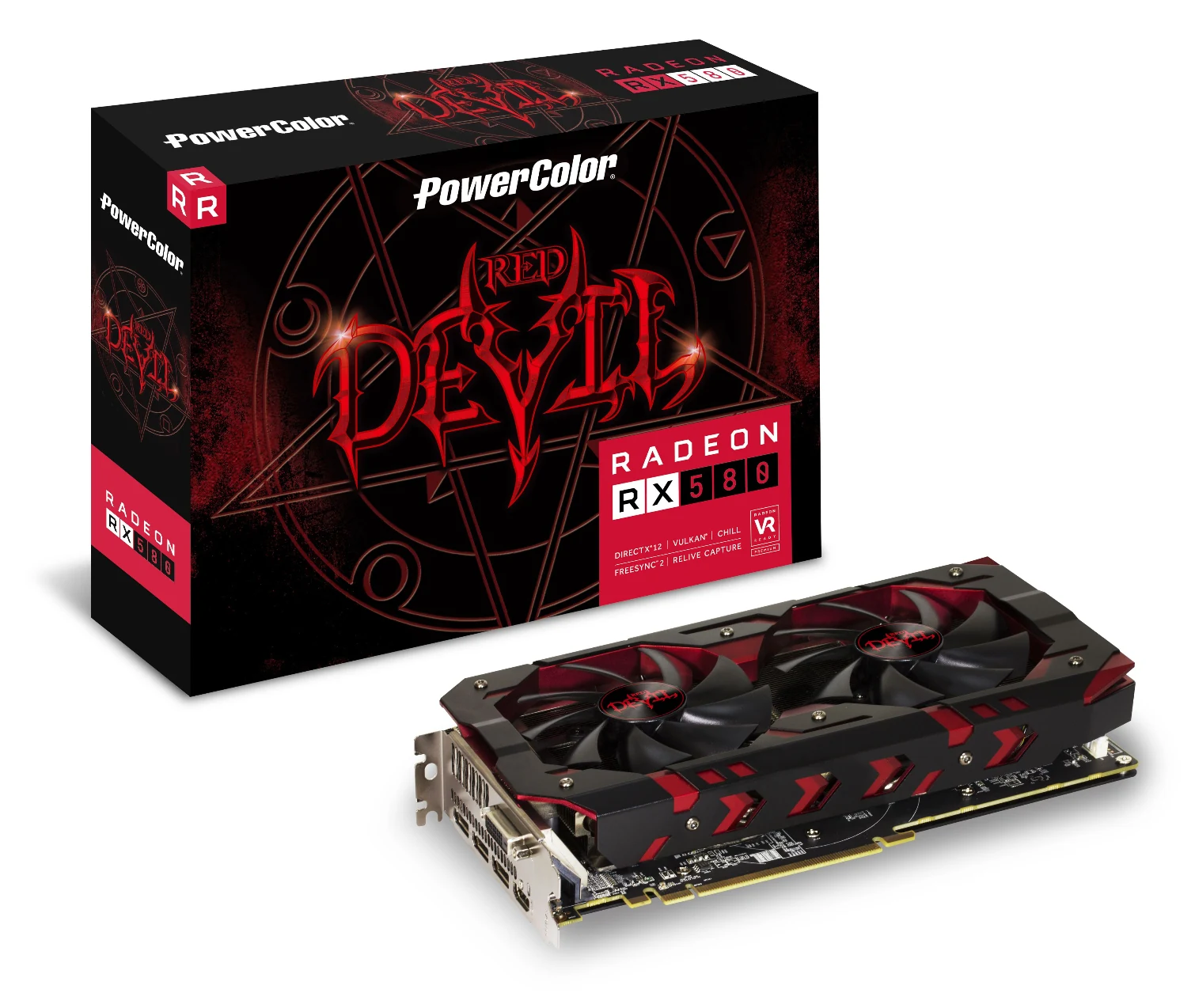 VGA PowerColor Red Devil Golden Sample Radeon RX 580 8GB - GDDR5 - NEW