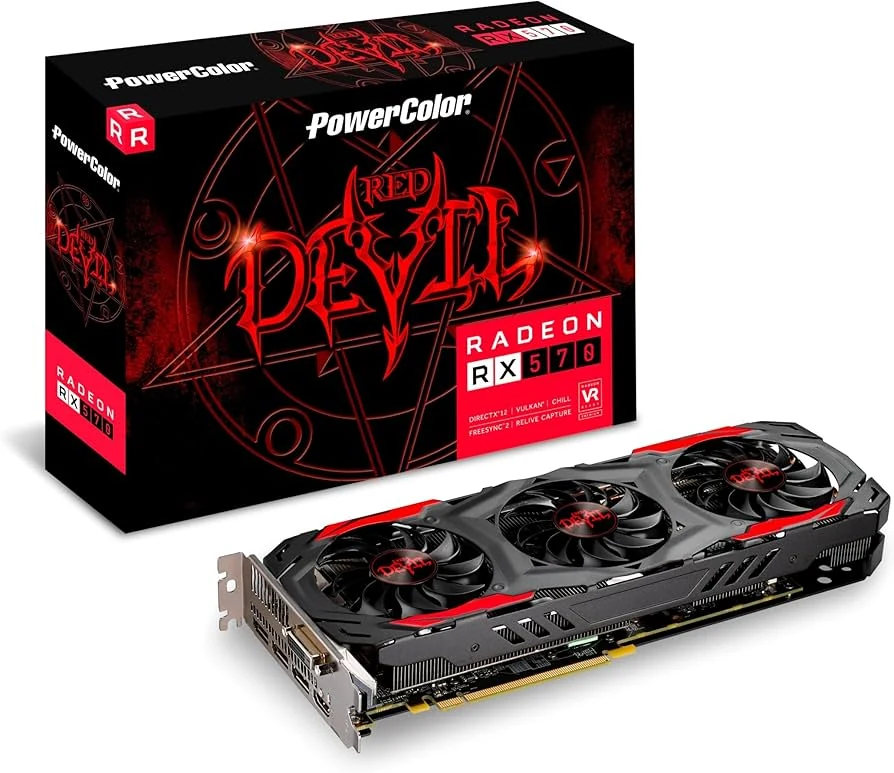 VGA PowerColor Red Devil Radeon RX 570 4GB - GDDR5 - NEW
