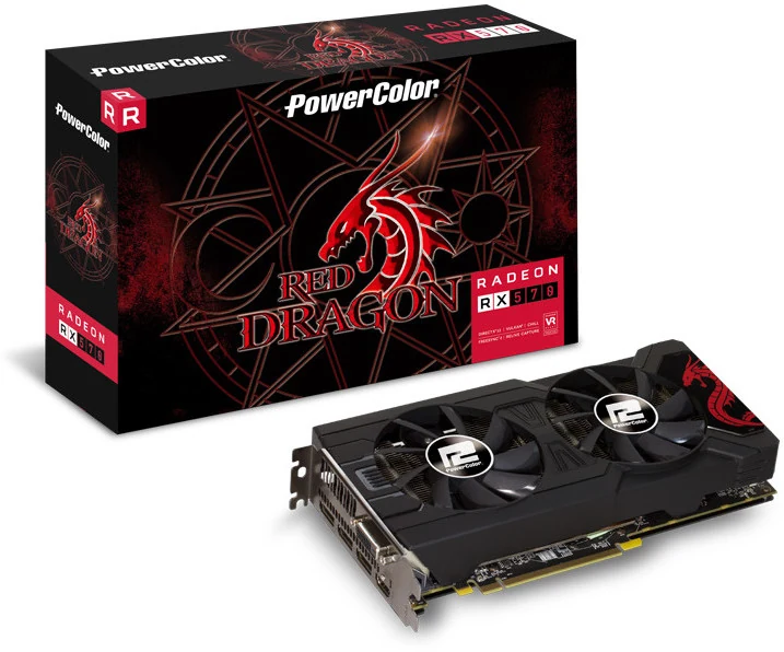 VGA PowerColor Red Devil Radeon RX 570 4GB - GDDR5 - NEW