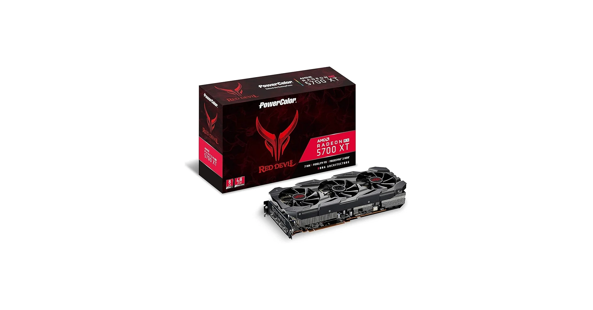 VGA PowerColor Red Devil Radeon RX 5700 XT 8GB - GDDR6 - NEW