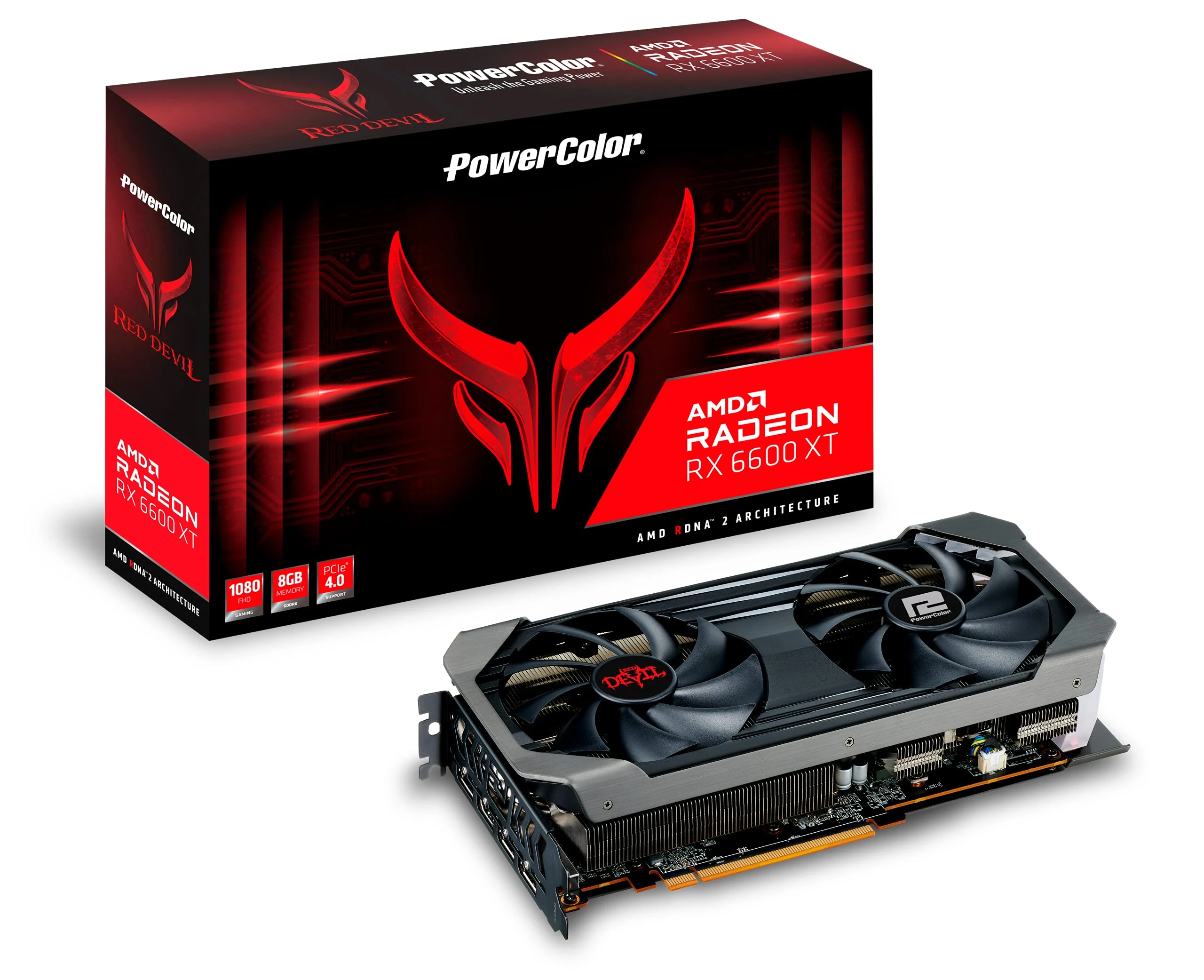 VGA PowerColor Red Devil Radeon RX 6600 XT 8GB - GDDR6 - NEW