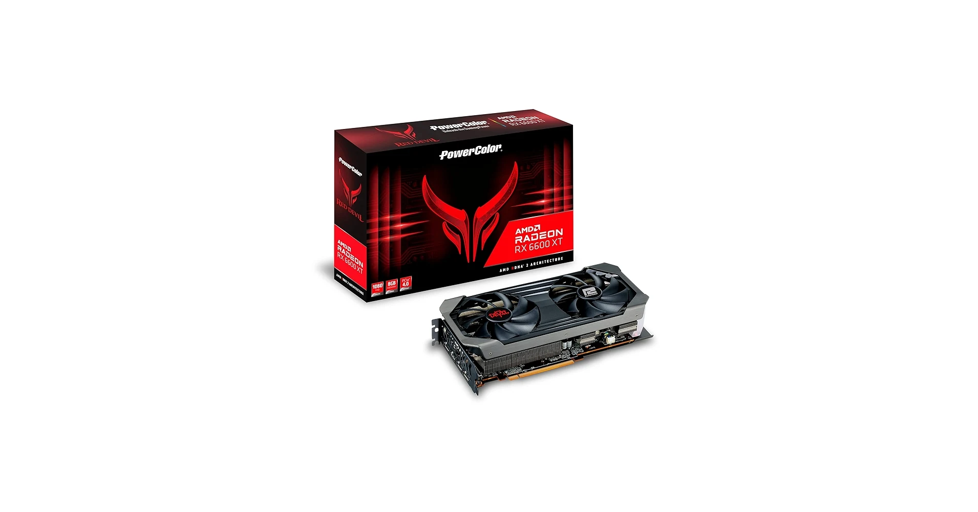 VGA PowerColor Red Devil Radeon RX 6600 XT 8GB - GDDR6 - NEW