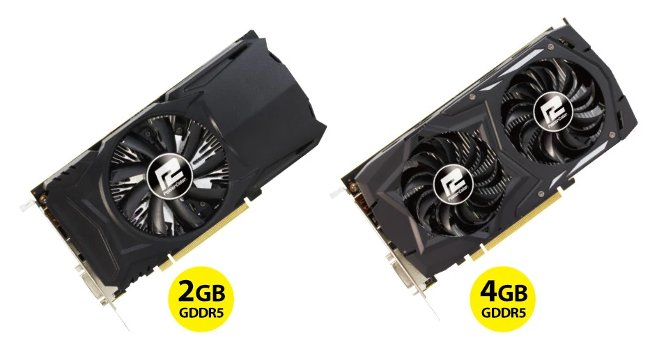 VGA PowerColor Red Dragon Radeon RX 460 4GB - GDDR5 - NEW