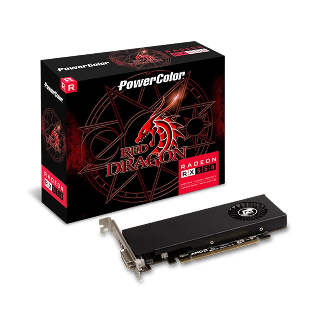 VGA PowerColor Red Dragon Radeon RX 550 2GB - GDDR5 - NEW