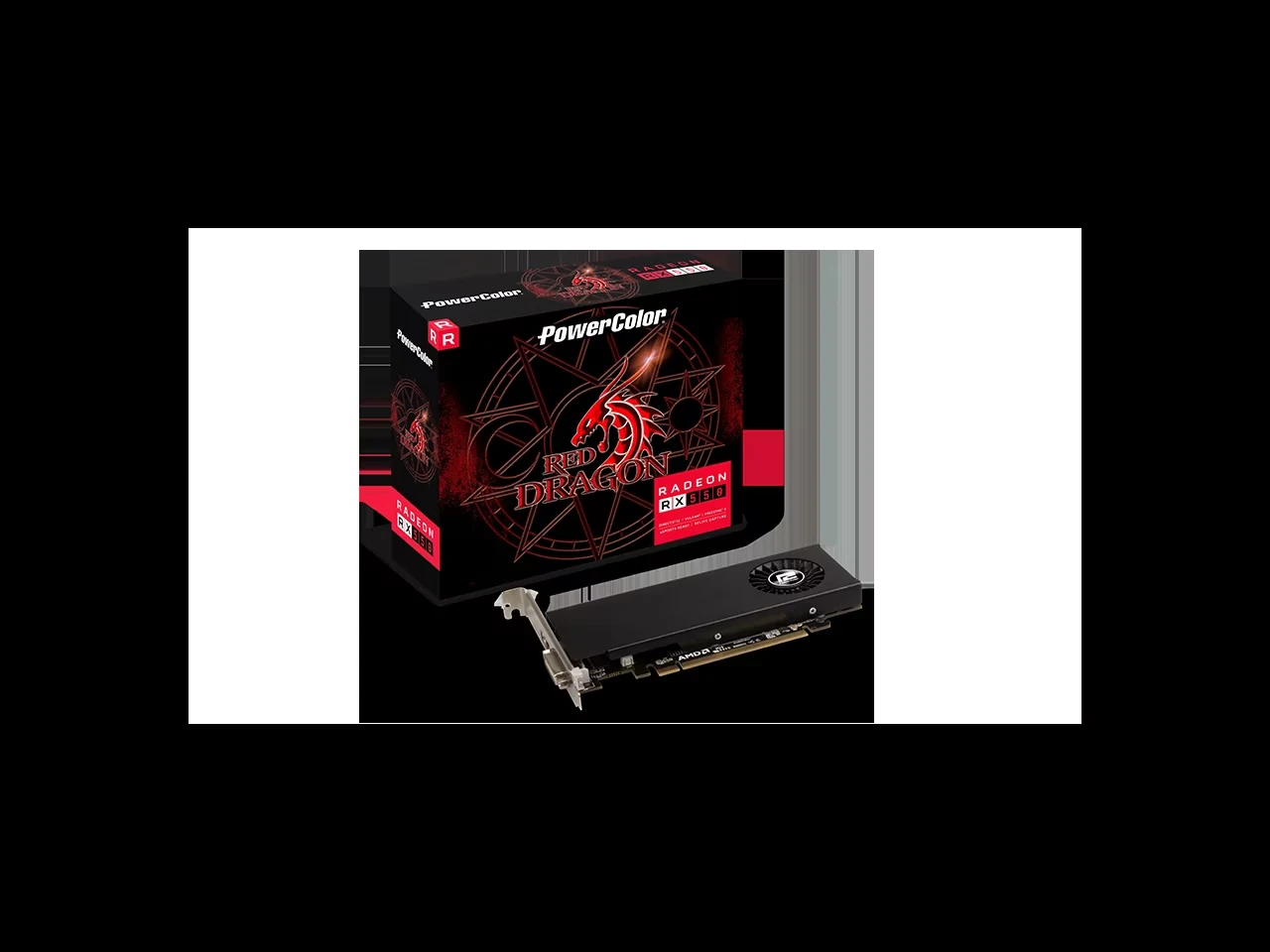 VGA PowerColor Red Dragon Radeon RX 550 2GB - GDDR5 - NEW