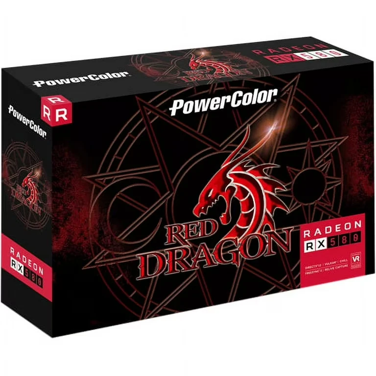 VGA PowerColor Red Dragon Radeon RX 580 4GB - GDDR5 - NEW