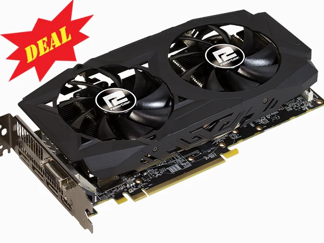 VGA PowerColor Red Dragon Radeon RX 580 8GB - GDDR5 - NEW
