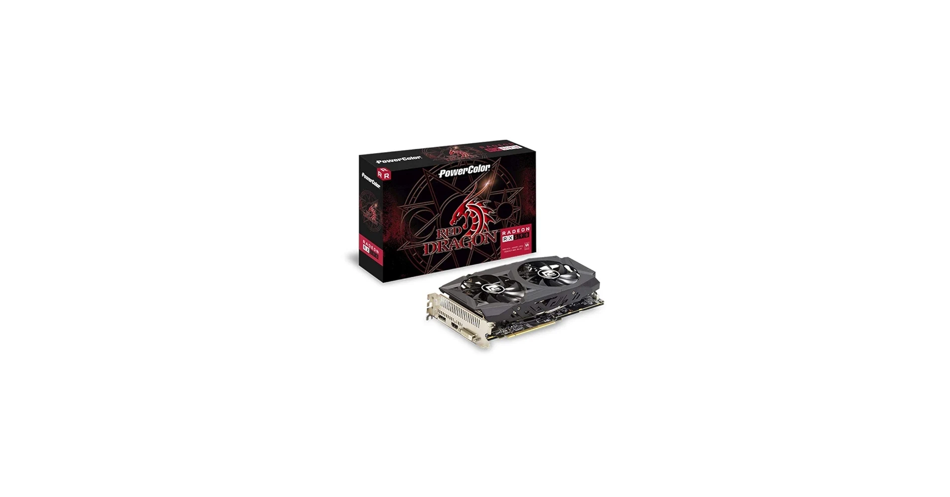 VGA PowerColor Red Dragon Radeon RX 590 8GB - GDDR5 - NEW