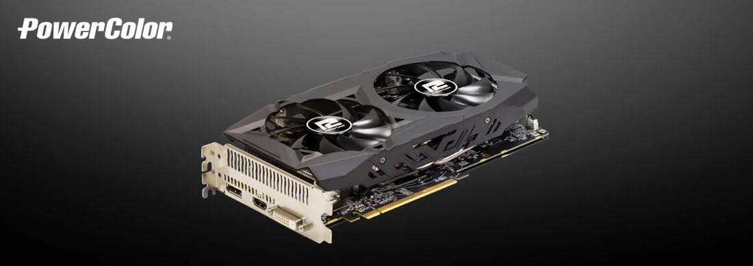 VGA PowerColor Red Dragon Radeon RX 590 8GB - GDDR5 - NEW
