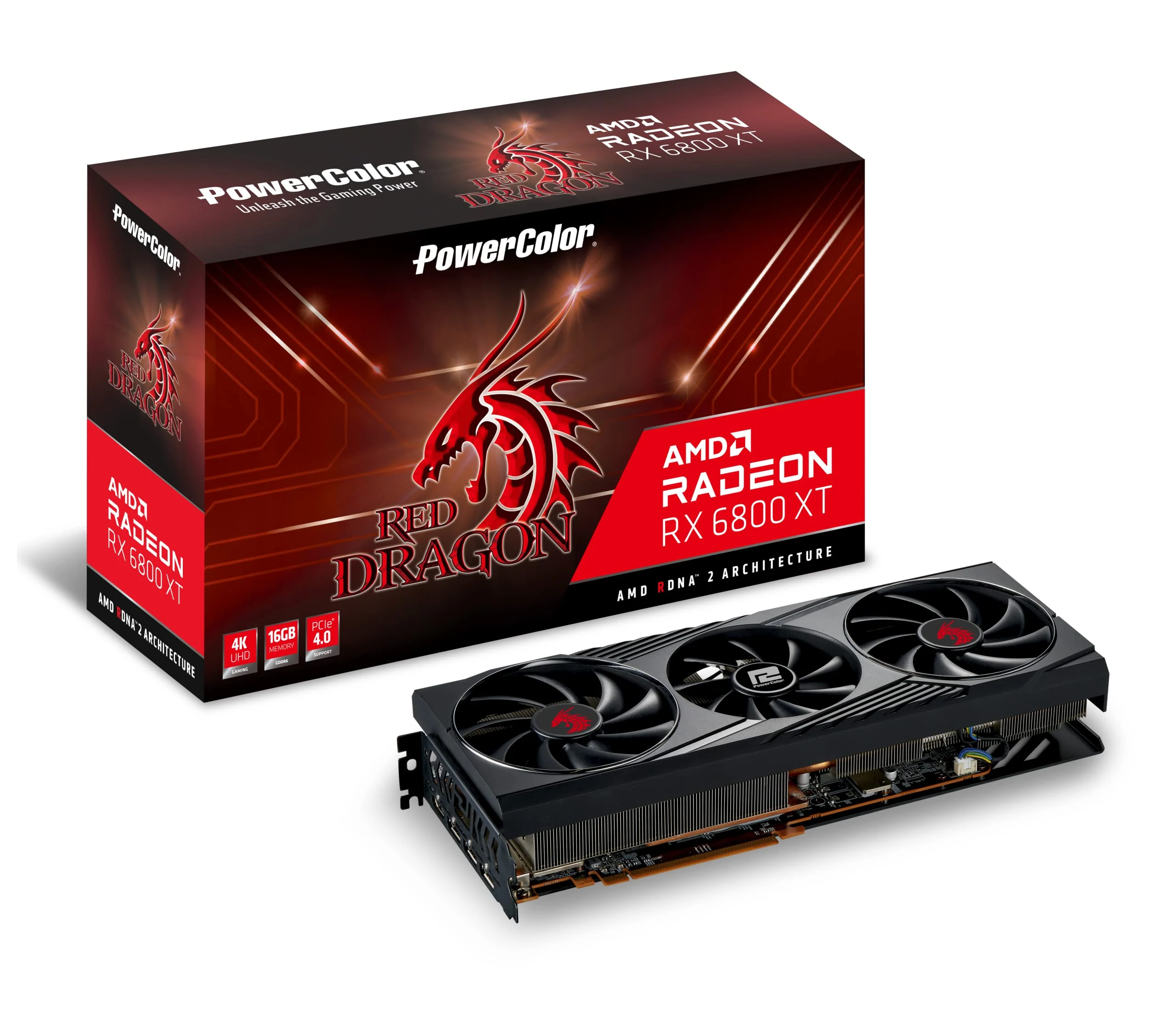 VGA PowerColor Red Dragon Radeon RX 6800 16GB - GDDR6 - NEW