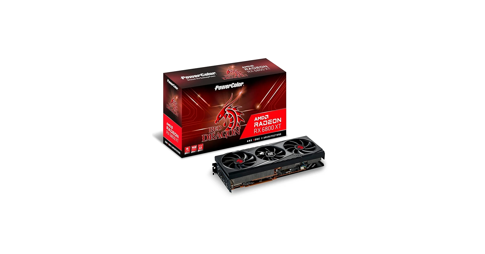 VGA PowerColor Red Dragon Radeon RX 6800 16GB - GDDR6 - NEW