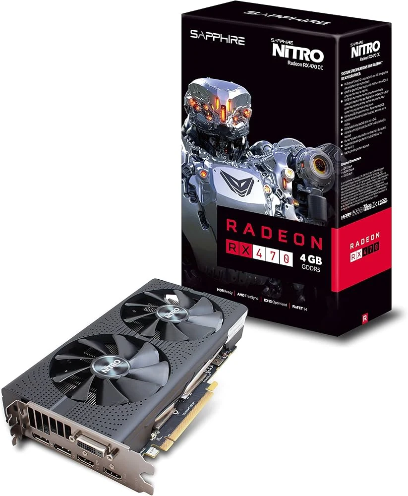 VGA Sapphire NITRO Radeon RX 470 4GB - GDDR5 - NEW