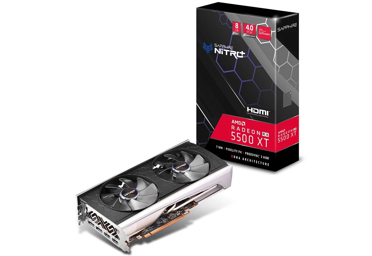 VGA Sapphire NITRO+ Radeon RX 5500 XT Special Edition 8GB - GDDR6 - NEW