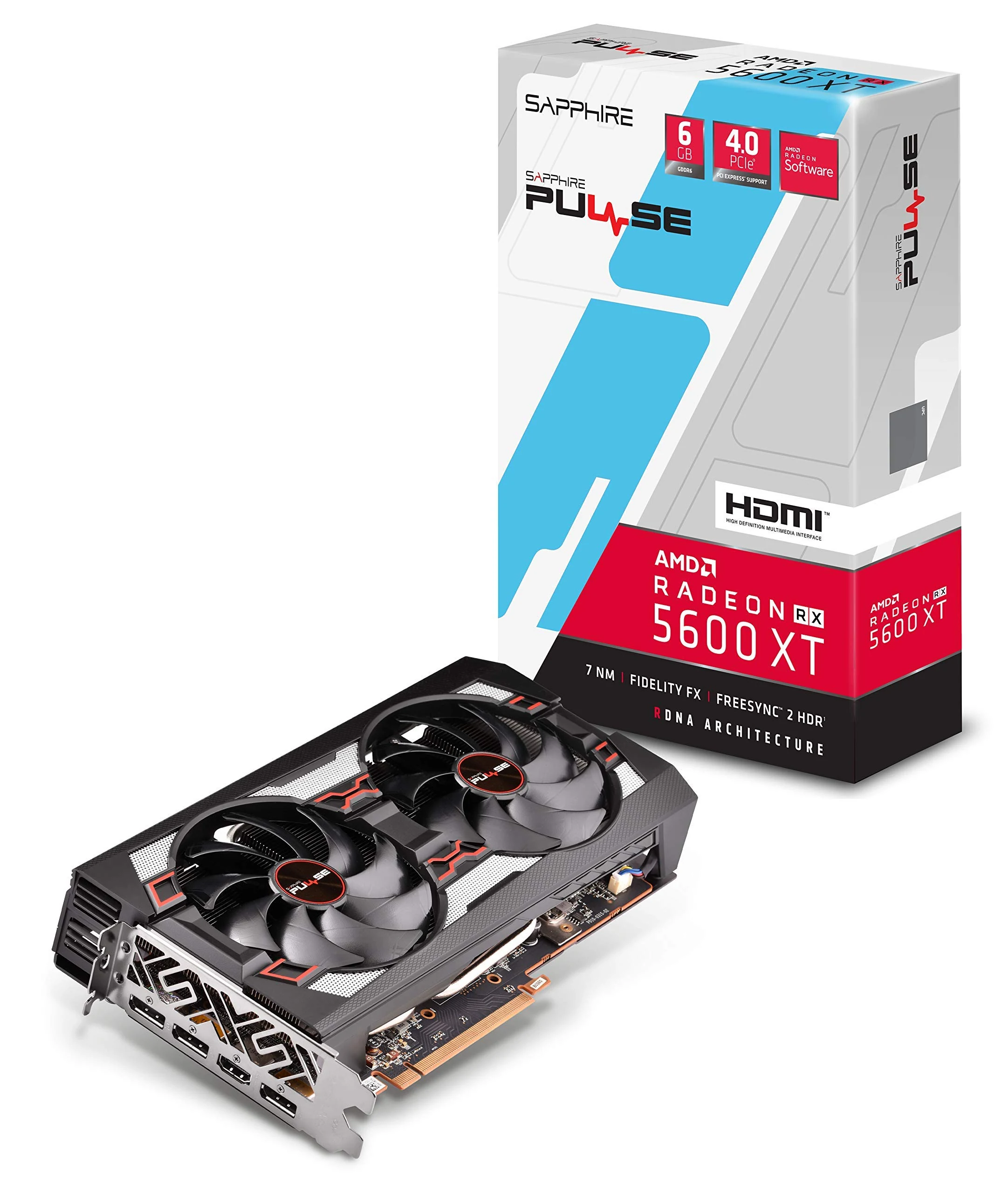 VGA Sapphire NITRO+ Radeon RX 5600 XT 6GB - GDDR6 - NEW