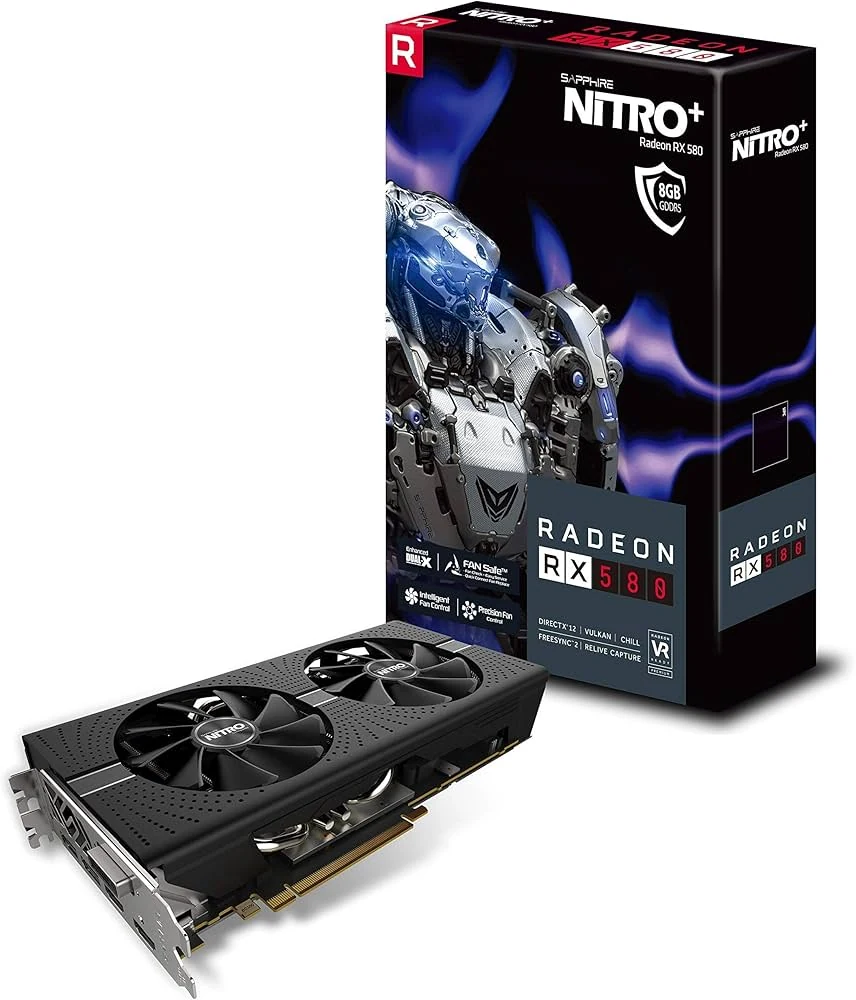 VGA Sapphire NITRO+ Radeon RX 580 8GB - GDDR5 - NEW