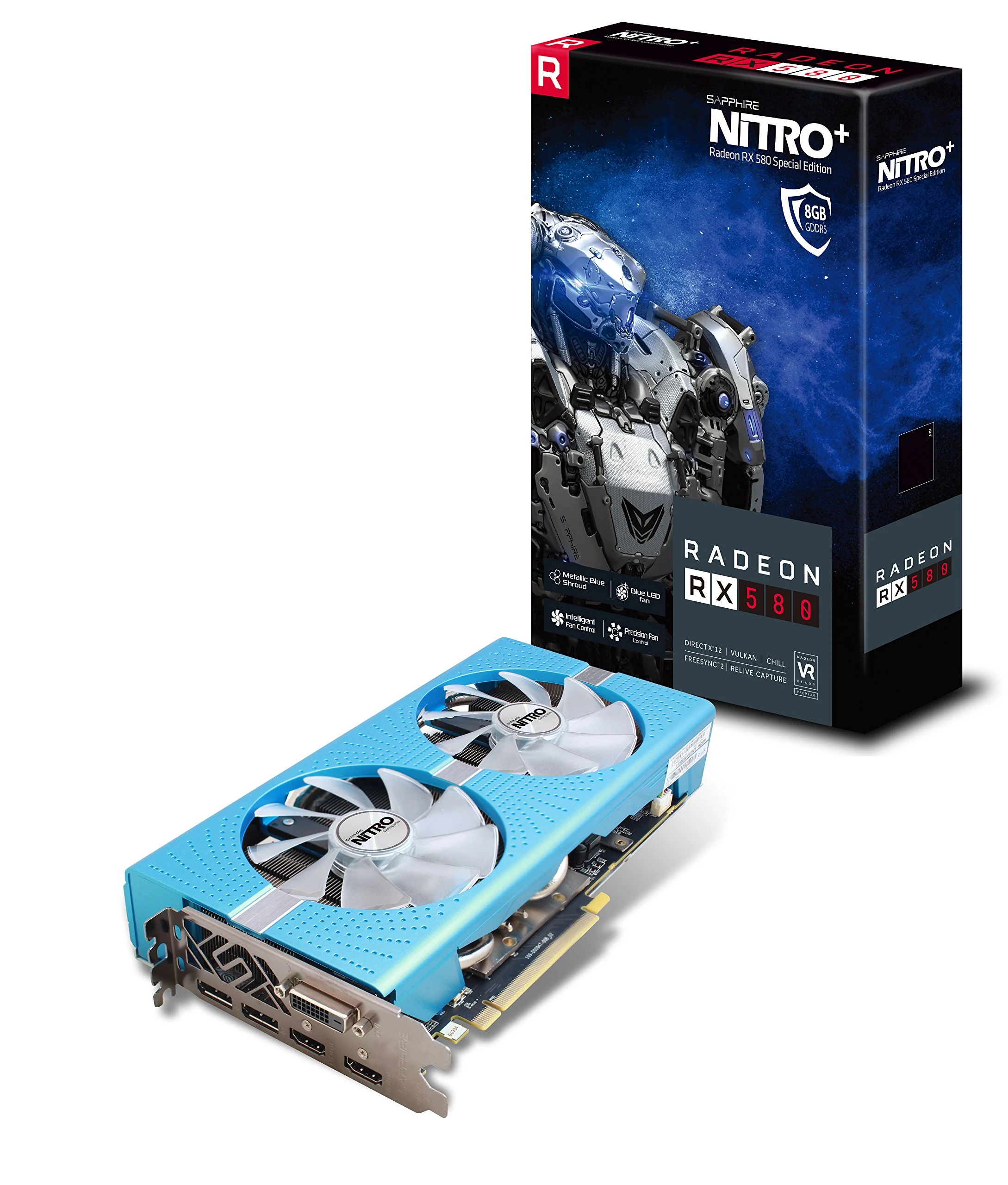 VGA Sapphire NITRO+ Radeon RX 580 Special Edition 8GB - GDDR5 - NEW