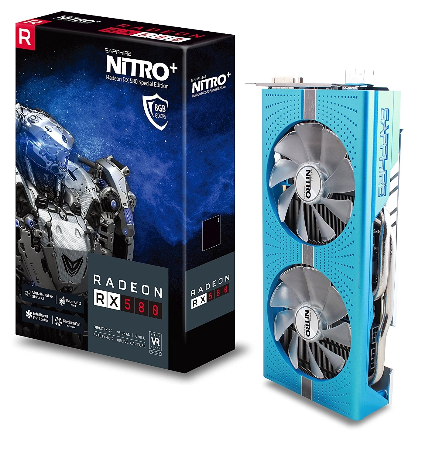 VGA Sapphire NITRO+ Radeon RX 580 Special Edition 8GB - GDDR5 - NEW