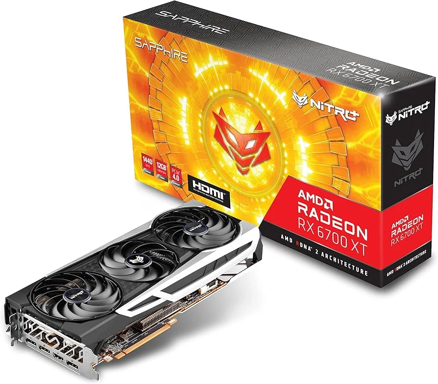 VGA Sapphire NITRO+ Radeon RX 6700 XT 12GB - GDDR6 - NEW